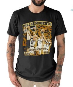 Official Miller Moments Indiana Pacers 2005 1987 Shirt