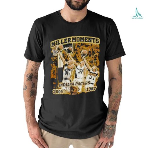 Official Miller Moments Indiana Pacers 2005 1987 Shirt