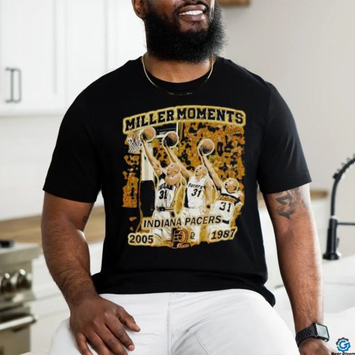 Official Miller Moments Indiana Pacers 2005 1987 Shirt