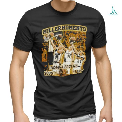 Official Miller Moments Indiana Pacers 2005 1987 Shirt