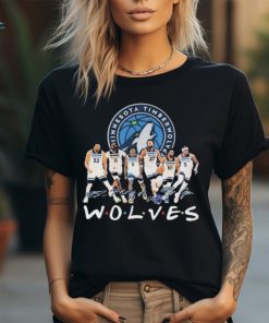Official Minnesota Timberwolves Basketball True Team True Friends Signatures shirt