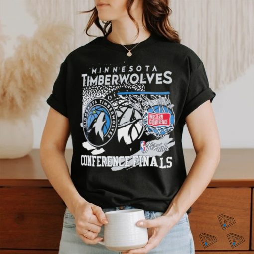 Official Minnesota Timberwolves New Era 2024 Western Conference Finals T Shirt