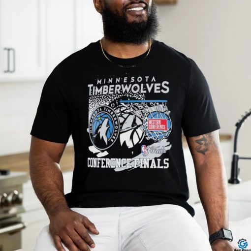 Official Minnesota Timberwolves New Era 2024 Western Conference Finals T Shirt