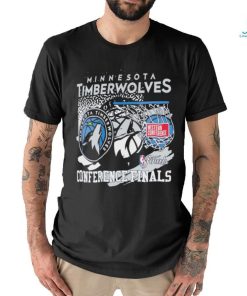 Official Minnesota Timberwolves New Era 2024 Western Conference Finals T Shirt