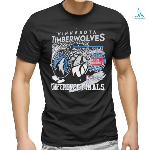 Official Minnesota Timberwolves New Era 2024 Western Conference Finals T Shirt