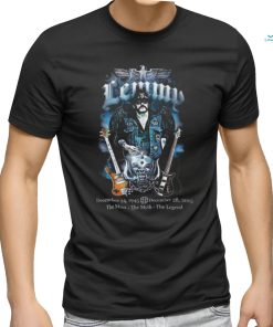 Official Motorhead Lemmy 1995 2015 The Man The Myth The Legend Shirt