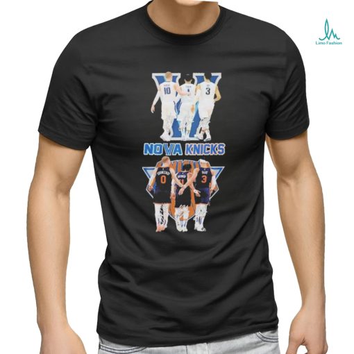 Official New York Knicks Villanova Wildcats The Best Trios T Shirt