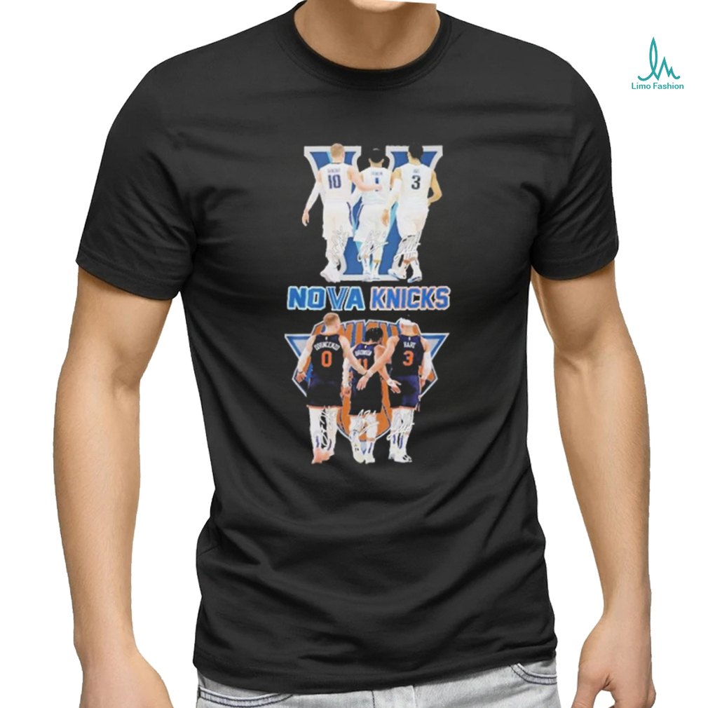 Official New York Knicks Villanova Wildcats The Best Trios T Shirt Official New York Knicks Villanova Wildcats The Best Trios T Shirt