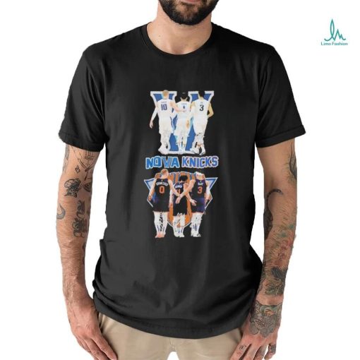 Official New York Knicks Villanova Wildcats The Best Trios T Shirt