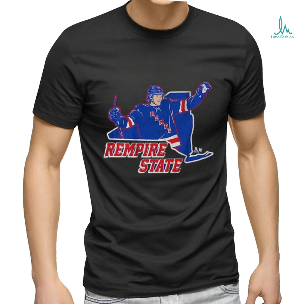 Official New York Rangers Matt Rempe Rempire State Shirt Official New York Rangers Matt Rempe Rempire State Shirt