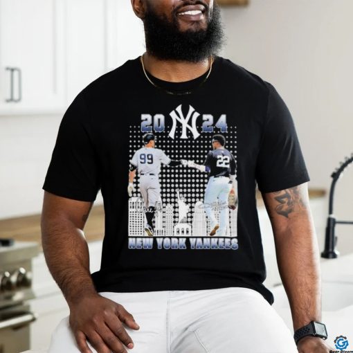 Official New York Yankees Juan Soto And Aaron Judge 2024 Signature Shirt