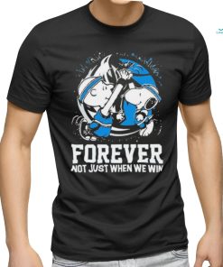 Official Official Snoopy And Charlie Brown Dallas Mavericks Forever Not Just When We Win Shirt