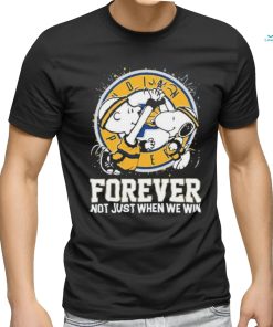 Official Official Snoopy And Charlie Brown Indiana Pacers Forever Not Just When We Win Shirt