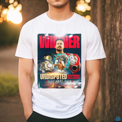 Official Oleksandr Usyk Winner Undisputed Heavy Weight World Champion T shirt