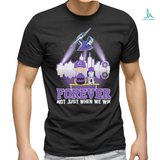 Official Peanuts Snoopy And Charlie Brown Watching Melbourne Storm Forever Not Just When We Win Shirt