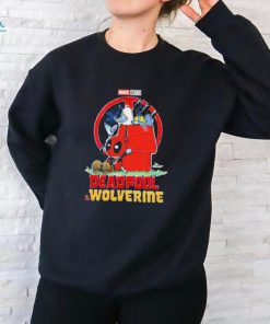 Official Peanuts Snoopy X Deadpool And Wolverine shirt