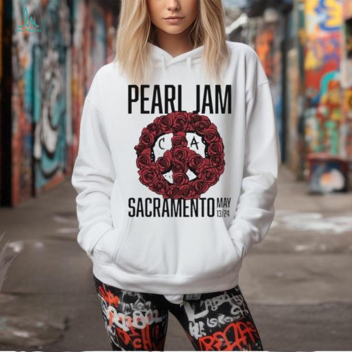 Official Pearl Jam In Sacramento, CA On May 13 2024 Event Shirt