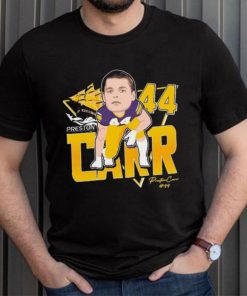 Official Preston Carr #44 East Carolina Pirates Signature shirt