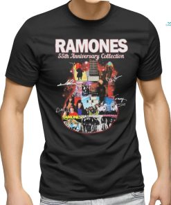 Official Ramones 55th Anniversary Collection Signatures shirt