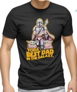 Official Retro Yoda Best Dad In The Galaxy Shirt