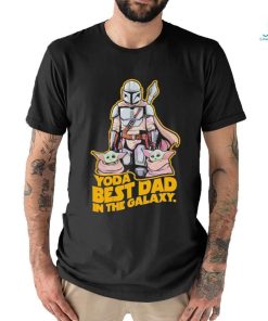 Official Retro Yoda Best Dad In The Galaxy Shirt