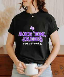 Official Sfa Women’s Beach Volleyball Black Axe ’em T shirt