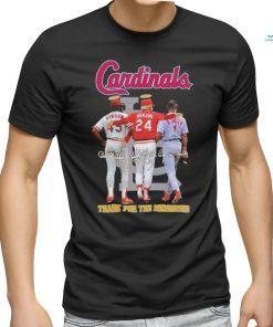 Official St Louis Cardinals Gibson Herzog And O. Smith Thank You For The Memories Signatures Shirt