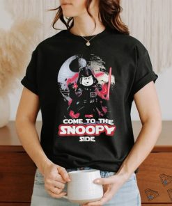 Official Star Wars Come To The Snoopy Side T Shirt