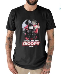 Official Star Wars Come To The Snoopy Side T Shirt