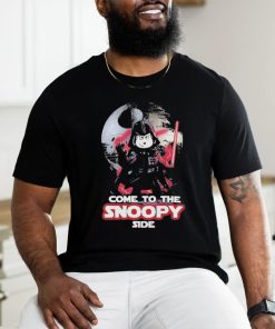 Official Star Wars Come To The Snoopy Side T Shirt