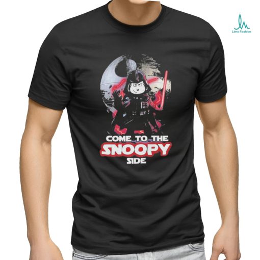 Official Star Wars Come To The Snoopy Side T Shirt