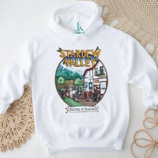 Official Stardew Valley Festival Of Seasons Tour T shirts