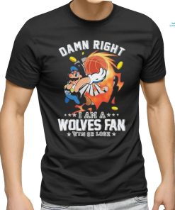 Official Super Mario Damn Right I Am A Minnesota Timberwolves Fan Win Or Lose Shirt