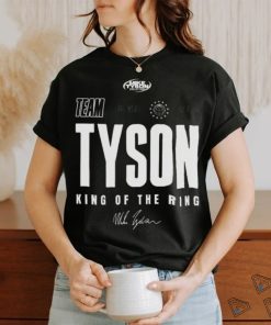 Official Team Mike Tyson Tyson King Of The Ring Signatures T shirt