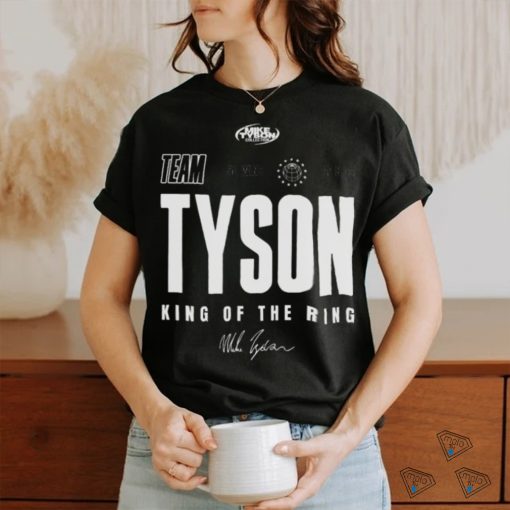 Official Team Mike Tyson Tyson King Of The Ring Signatures T shirt