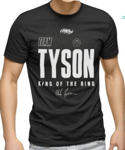 Official Team Mike Tyson Tyson King Of The Ring Signatures T shirt