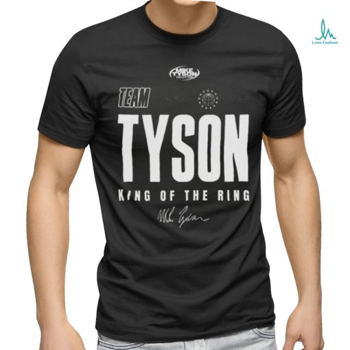 Official Team Mike Tyson Tyson King Of The Ring Signatures T shirt