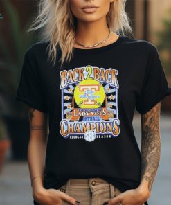 Official Tennessee Lady Vols 2024 SEC Softball Regular Season Champs Back 2 Back T Shirt