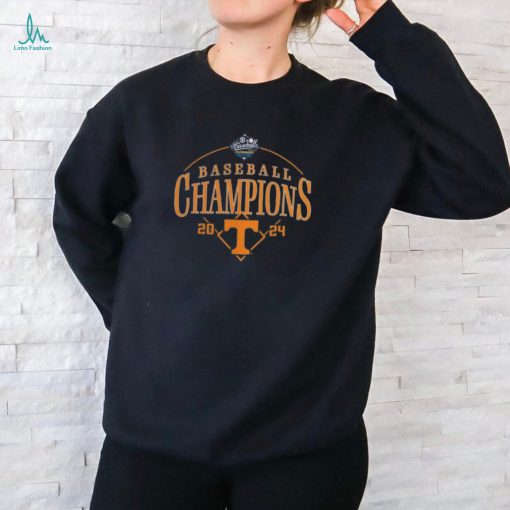 Official Tennessee Volunteers 2024 SEC Baseball Conference Tournament Champions Curveball Break T Shirt