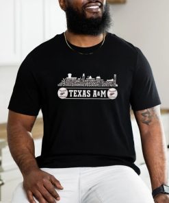 Official Texas A&M Aggies Baseball Team Players Name 2024 Skyline T Shirt