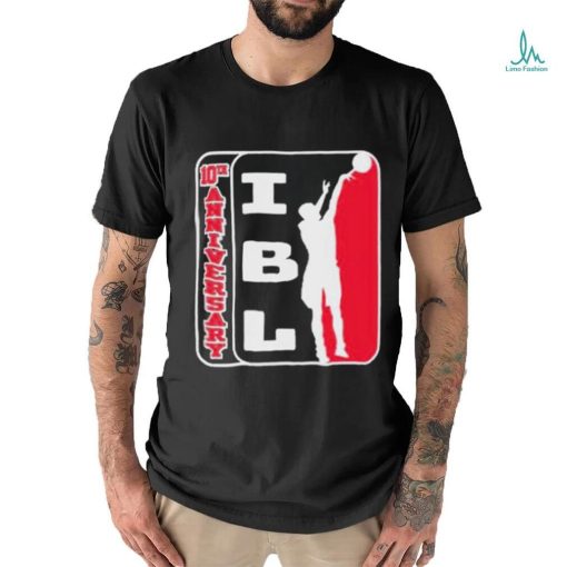 Official The 2024 Ibl 10th Year Anniversary League T Shirt