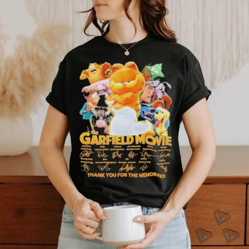 Official The Garfield Movie Thank You For The Memories T Shirt