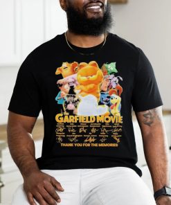 Official The Garfield Movie Thank You For The Memories T Shirt
