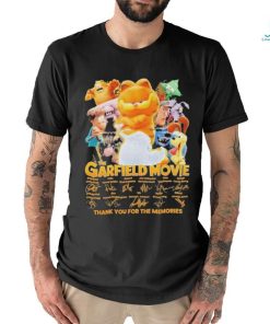 Official The Garfield Movie Thank You For The Memories T Shirt