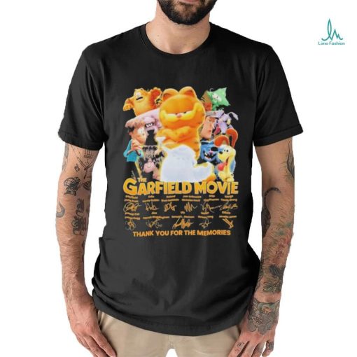 Official The Garfield Movie Thank You For The Memories T Shirt