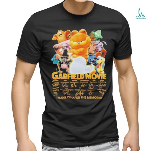 Official The Garfield Movie Thank You For The Memories T Shirt
