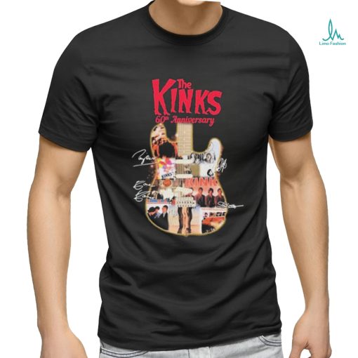 Official The Kinks 60th Anniversary Collection Signatures shirt