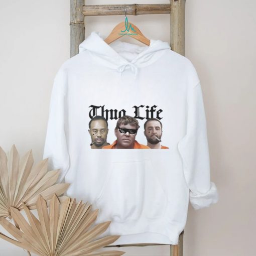 Official Thug Life Tiger Woods, John Daly , Scottie Scheffler Mugshot Shirt