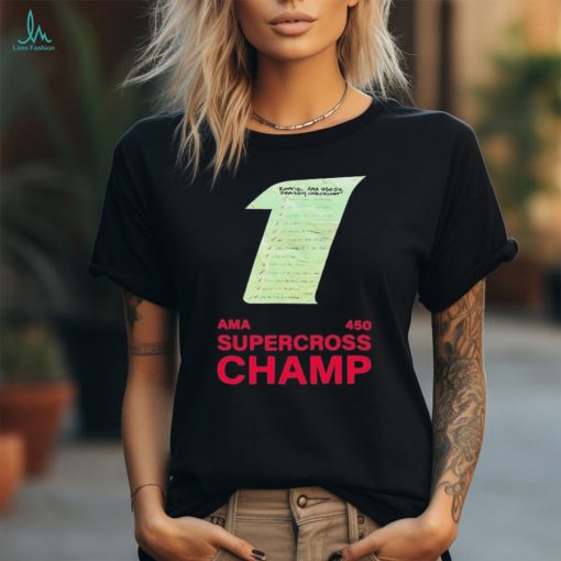 Official Tom Vialle Ama 450 Supercross Champ shirt