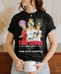 Official Toni Kroos 2007 2024 Thank You For The Memories T Shirt